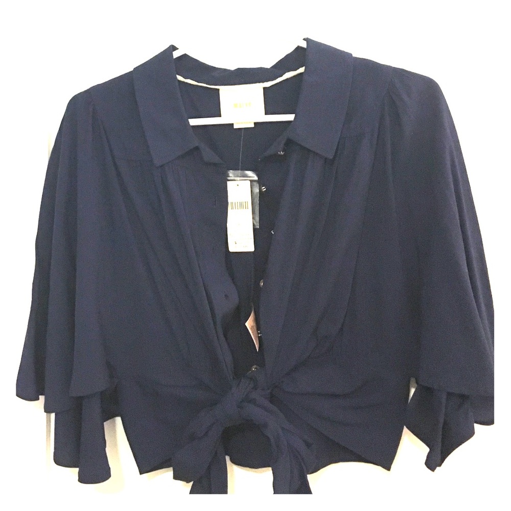 Anthropologie blue bolero